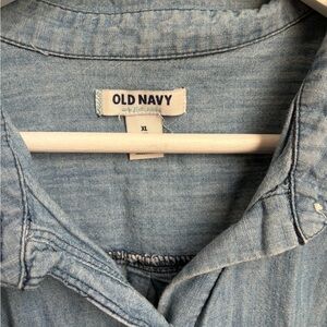Old Navy Classic Blue Denim Shirt